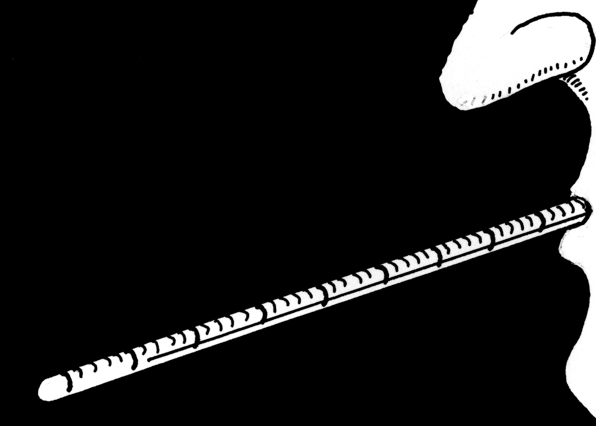 Cartoon image of thermometer in mouth