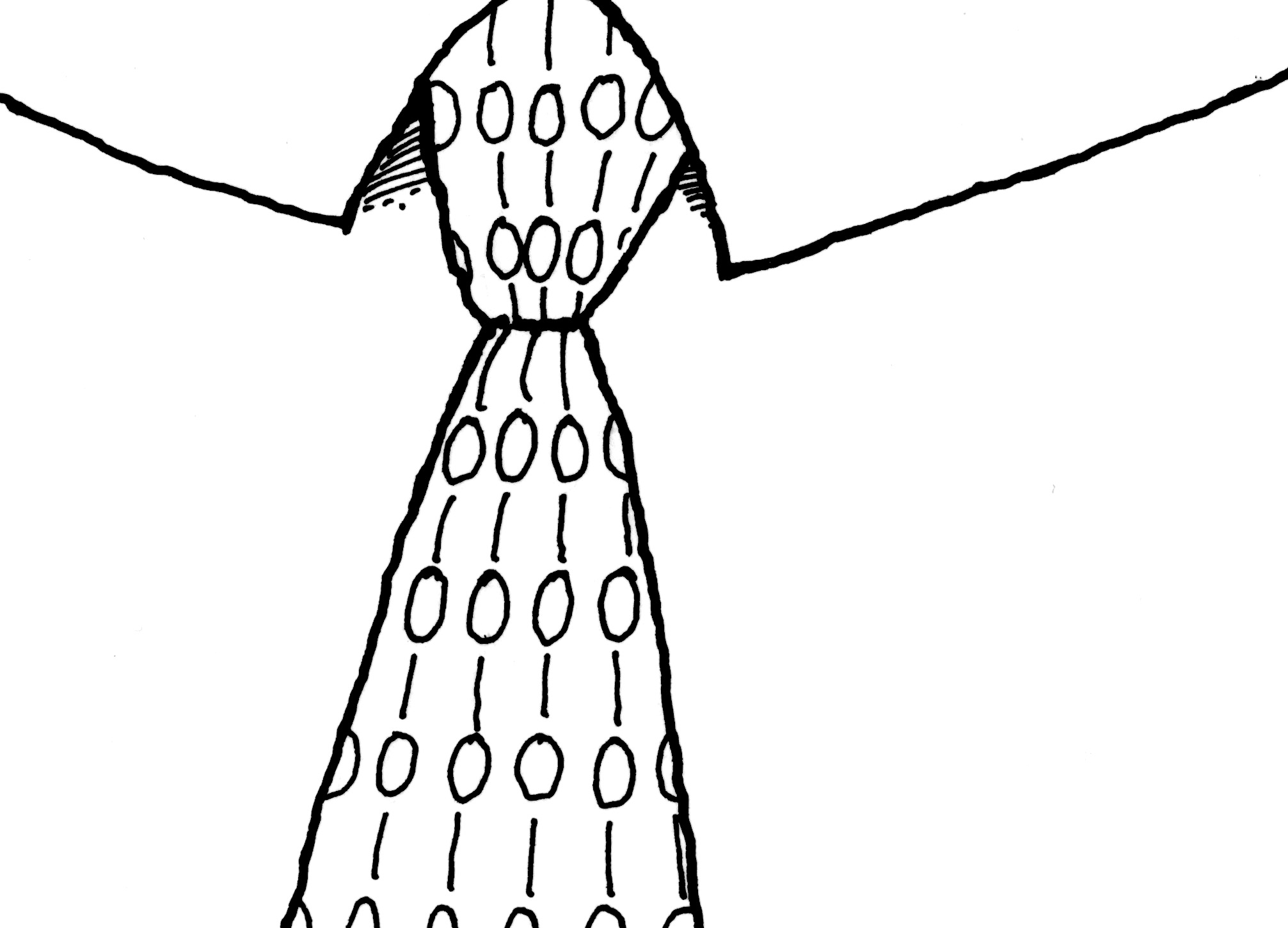 Cartoon image of shirt and tie